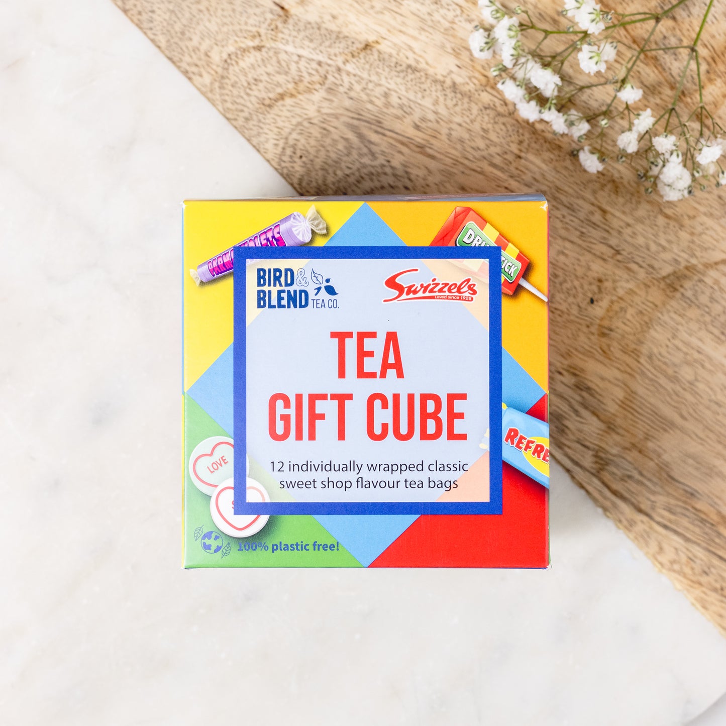 Bird and blend tea gift cube
